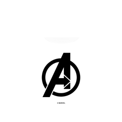 犀牛盾SolidSuit (MagSafe 兼容)手機殼 - Google Pixel 8 - 【聯名設計款】 - 迪士尼-漫威 Marvel - 漫威Logo-復仇者聯盟 黑色標誌
