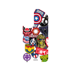 犀牛盾SolidSuit (MagSafe 兼容)手機殼 - Samsung Galaxy S23 FE - 【聯名設計款】 - 迪士尼-漫威 Marvel - 漫威英雄-貼紙系列