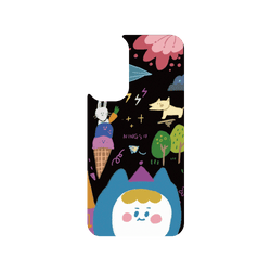 犀牛盾SolidSuit手機殼 - Samsung Galaxy A15 (4G) - 【聯名設計款】 - Ning - 黑色