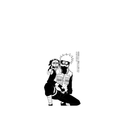 犀牛盾SolidSuit手機殼 - Samsung Galaxy A55 - 【聯名設計款】 - 火影忍者 Naruto - 素描系列-旗木卡卡西&帕克