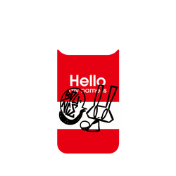 Google Pixel 9 Pro XL 犀牛盾SolidSuit (MagSafe 兼容)聯名設計款防摔背蓋手機殼 BOUNCE - HELLO MY NAME IS BOUNCE