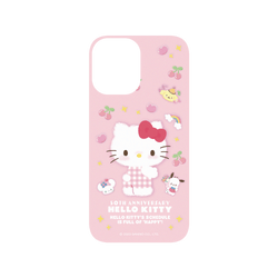 iPhone 16 犀牛盾SolidSuit (MagSafe 兼容 & 相機按鈕)聯名設計款防摔背蓋手機殼 Hello Kitty - 50週年限定-Kitty and Friends
