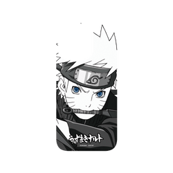 犀牛盾SolidSuit手機殼 - iPhone 16 Pro - 【聯名設計款】 - 火影忍者 Naruto - 黑白系列-鳴人