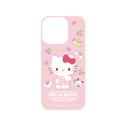 犀牛盾SolidSuit (相機按鈕)手機殼 - iPhone 16 Pro - 【聯名設計款】 - Hello Kitty - 50週年限定-Kitty and Friends