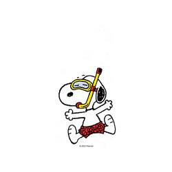 犀牛盾SolidSuit (相機按鈕)手機殼 - iPhone 16 Pro Max - 【聯名設計款】 - Snoopy 史努比 - 潛水趣