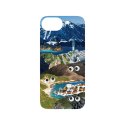 iPhone 17e 犀牛盾SolidSuit (MagSafe 兼容)聯名設計款防摔背蓋手機殼 齊柏林《看見台灣》十週年原創設計系列 - 人在做大自然在看（雪山）