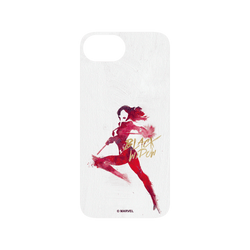 iPhone 17e 犀牛盾SolidSuit (MagSafe 兼容)聯名設計款防摔背蓋手機殼 迪士尼-漫威 Marvel - 黑寡婦-塗鴉版