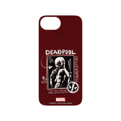 犀牛盾SolidSuit手機殼 - iPhone 16e - 【聯名設計款】 - 迪士尼-漫威 Marvel - 死侍-Deadpool 3 圖畫風