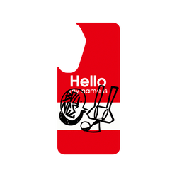 犀牛盾SolidSuit手機殼 - Samsung Galaxy S25 - 【聯名設計款】 - BOUNCE - HELLO MY NAME IS BOUNCE