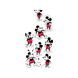 犀牛盾SolidSuit手機殼 - Samsung Galaxy S25 - 【聯名設計款】 - 迪士尼-米奇 Mickey - Sticker-米奇的常態