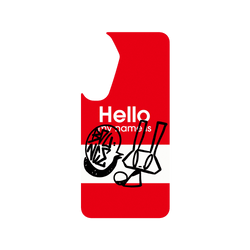 犀牛盾SolidSuit (MagSafe 兼容)手機殼 - Samsung Galaxy S25+ - 【聯名設計款】 - BOUNCE - HELLO MY NAME IS BOUNCE
