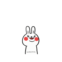 犀牛盾SolidSuit (MagSafe 兼容)手機殼 - Samsung Galaxy A56 - 【聯名設計款】 - 懶散兔與啾先生 Lazy Rabbit and Mr.Chu - 傻笑