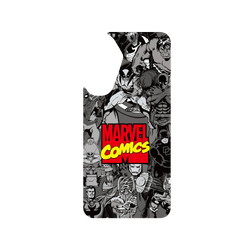 犀牛盾SolidSuit手機殼 - Samsung Galaxy A56 - 【聯名設計款】 - 迪士尼-漫威 Marvel - 漫威英雄-漫畫標誌
