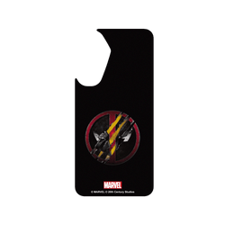 犀牛盾SolidSuit手機殼 - Samsung Galaxy A56 - 【聯名設計款】 - 迪士尼-漫威 Marvel - 死侍與金鋼狼-Logo