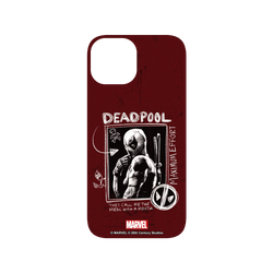 iPhone 15 犀牛盾SolidX (MagSafe 兼容)聯名設計款防摔背蓋手機殼 迪士尼-漫威 Marvel - 死侍-Deadpool 3 圖畫風