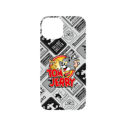 犀牛盾SolidX手機殼 - iPhone 15 - 【聯名設計款】 - 湯姆貓與傑利鼠 Tom and Jerry - 貼紙系列 - 復古LOGO