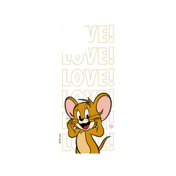 犀牛盾SolidX手機殼 - iPhone 15 - 【聯名設計款】 - 湯姆貓與傑利鼠 Tom and Jerry - 傑利鼠愛心