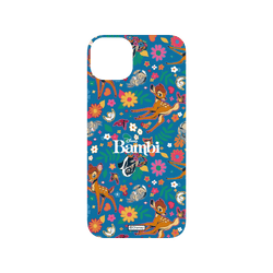 犀牛盾SolidX手機殼 - iPhone 15 Plus - 【聯名設計款】 - 迪士尼-經典系列 Disney Classics - 小鹿斑比 Bambi - Flower Pattern