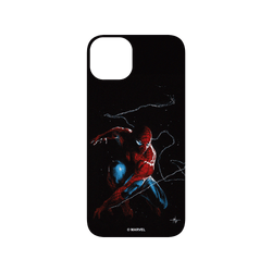 iPhone 15 Plus 犀牛盾SolidX (MagSafe 兼容)聯名設計款防摔背蓋手機殼 迪士尼-漫威 Marvel - 蜘蛛人-準備行動