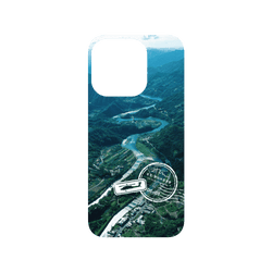 iPhone 15 Pro 犀牛盾SolidX (MagSafe 兼容)聯名設計款防摔背蓋手機殼 齊柏林《看見台灣》十週年原創設計系列 - 來自空中的情書（明信片版）