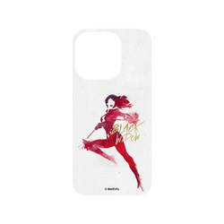 iPhone 15 Pro 犀牛盾SolidX (MagSafe 兼容)聯名設計款防摔背蓋手機殼 迪士尼-漫威 Marvel - 黑寡婦-塗鴉版