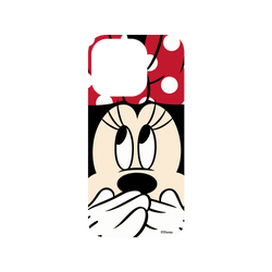 iPhone 15 Pro 犀牛盾SolidX (MagSafe 兼容)聯名設計款防摔背蓋手機殼 迪士尼-米奇 Mickey - 米妮摀嘴