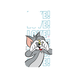 犀牛盾SolidX手機殼 - iPhone 15 Pro - 【聯名設計款】 - 湯姆貓與傑利鼠 Tom and Jerry - 湯姆貓愛心