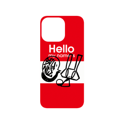 iPhone 15 Pro Max 犀牛盾SolidX (MagSafe 兼容)聯名設計款防摔背蓋手機殼 BOUNCE - HELLO MY NAME IS BOUNCE