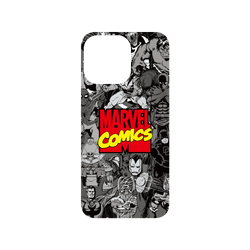 iPhone 15 Pro Max 犀牛盾SolidX (MagSafe 兼容)聯名設計款防摔背蓋手機殼 迪士尼-漫威 Marvel - 漫威英雄-漫畫標誌