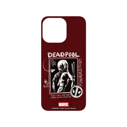 iPhone 15 Pro Max 犀牛盾SolidX (MagSafe 兼容)聯名設計款防摔背蓋手機殼 迪士尼-漫威 Marvel - 死侍-Deadpool 3 圖畫風