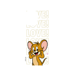 犀牛盾SolidX手機殼 - iPhone 16 - 【聯名設計款】 - 湯姆貓與傑利鼠 Tom and Jerry - 傑利鼠愛心