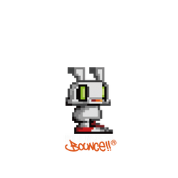 iPhone 16 Plus 犀牛盾SolidX (MagSafe 兼容)聯名設計款防摔背蓋手機殼 BOUNCE - BOUNCE RABBIT 8 BIT