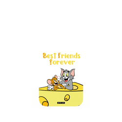 犀牛盾SolidX手機殼 - iPhone 16 Plus - 【聯名設計款】 - 湯姆貓與傑利鼠 Tom and Jerry - Best friends