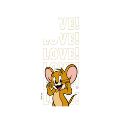 犀牛盾SolidX手機殼 - iPhone 16 Plus - 【聯名設計款】 - 湯姆貓與傑利鼠 Tom and Jerry - 傑利鼠愛心