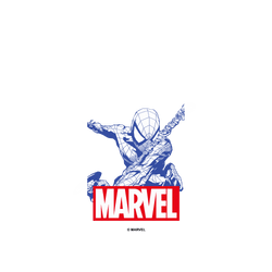 iPhone 16 Pro 犀牛盾SolidX (MagSafe 兼容)聯名設計款防摔背蓋手機殼 迪士尼-漫威 Marvel - 蜘蛛人-漫威Logo版