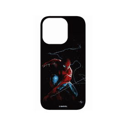 iPhone 16 Pro 犀牛盾SolidX (MagSafe 兼容)聯名設計款防摔背蓋手機殼 迪士尼-漫威 Marvel - 蜘蛛人-準備行動