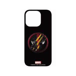 iPhone 16 Pro 犀牛盾SolidX (MagSafe 兼容)聯名設計款防摔背蓋手機殼 迪士尼-漫威 Marvel - 死侍與金鋼狼-Logo