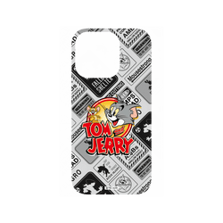 犀牛盾SolidX手機殼 - iPhone 16 Pro - 【聯名設計款】 - 湯姆貓與傑利鼠 Tom and Jerry - 貼紙系列 - 復古LOGO