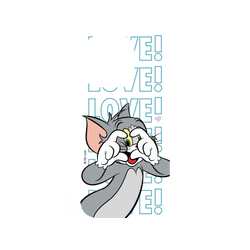 犀牛盾SolidX手機殼 - iPhone 16 Pro - 【聯名設計款】 - 湯姆貓與傑利鼠 Tom and Jerry - 湯姆貓愛心