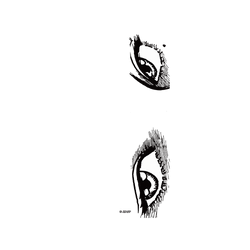 犀牛盾SolidX手機殼 - iPhone 16 Pro Max - 【聯名設計款】 - 伊藤潤二 Junji Ito - 富江的眼神