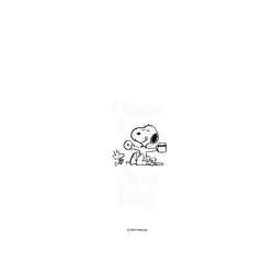 iPhone 16 Pro Max 犀牛盾SolidX (MagSafe 兼容)聯名設計款防摔背蓋手機殼 Snoopy 史努比 - Have A Nice Day