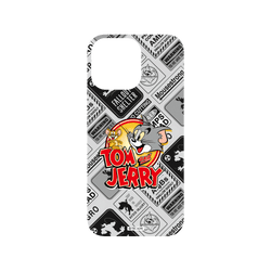犀牛盾SolidX手機殼 - iPhone 16 Pro Max - 【聯名設計款】 - 湯姆貓與傑利鼠 Tom and Jerry - 貼紙系列 - 復古LOGO
