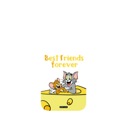 犀牛盾SolidX手機殼 - iPhone 16 Pro Max - 【聯名設計款】 - 湯姆貓與傑利鼠 Tom and Jerry - Best friends