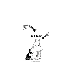 iPhone 17 犀牛盾SolidX (MagSafe 兼容)聯名設計款防摔背蓋手機殼 Moomin - 陪你去看流星雨