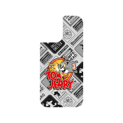 犀牛盾SolidX手機殼 - iPhone 17 - 【聯名設計款】 - 湯姆貓與傑利鼠 Tom and Jerry - 貼紙系列 - 復古LOGO