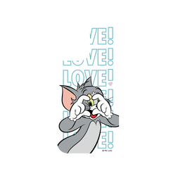 犀牛盾SolidX手機殼 - iPhone 17 - 【聯名設計款】 - 湯姆貓與傑利鼠 Tom and Jerry - 湯姆貓愛心