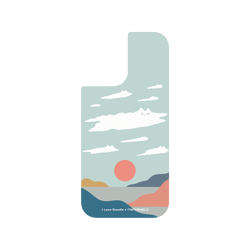 iPhone 17 犀牛盾SolidX (MagSafe 兼容)聯名設計款防摔背蓋手機殼 I Love Doodle - Cat Landscape - Cloud 貓咪雲