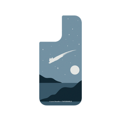iPhone 17 犀牛盾SolidX (MagSafe 兼容)聯名設計款防摔背蓋手機殼 I Love Doodle - Cat Landscape - Meteor 貓咪流星