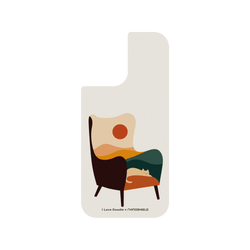 犀牛盾SolidX手機殼 - iPhone 17 - 【聯名設計款】 - I Love Doodle - Cat Landscape - Chair 貓咪椅子