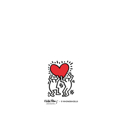 iPhone 17 犀牛盾SolidX (MagSafe 兼容)聯名設計款防摔背蓋手機殼 Keith Haring - 愛心